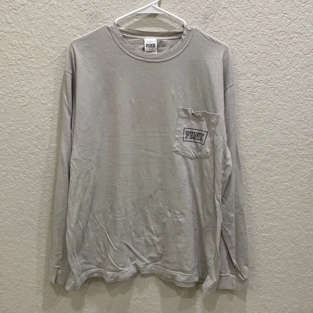Pink Womens Long Sleeve Shirt - Picture 1 of 5